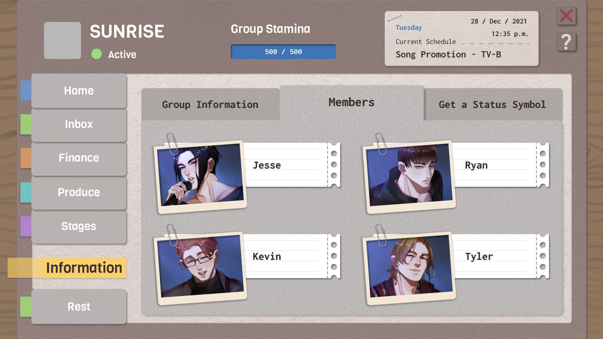 K-Pop & Rock Band Manager screenshot 1