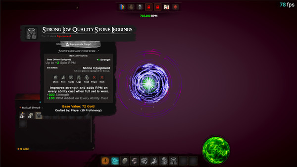 Скриншот из Fidget Spinner RPG