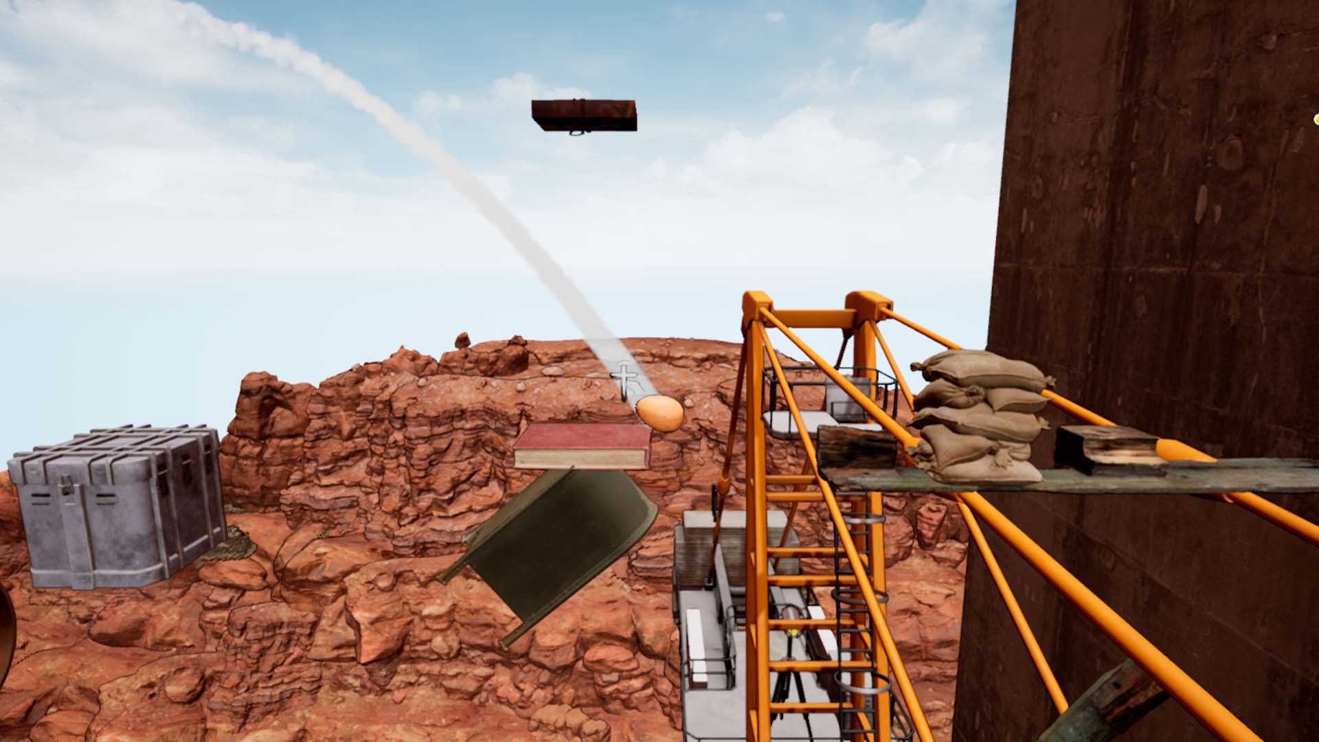 Egg Over It: Fall Flat From the Top screenshot 1