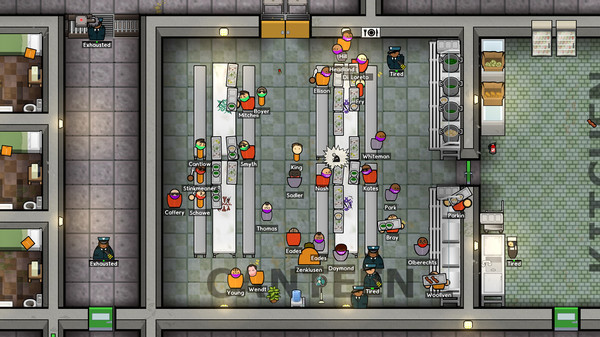 Скриншот из Prison Architect - Gangs