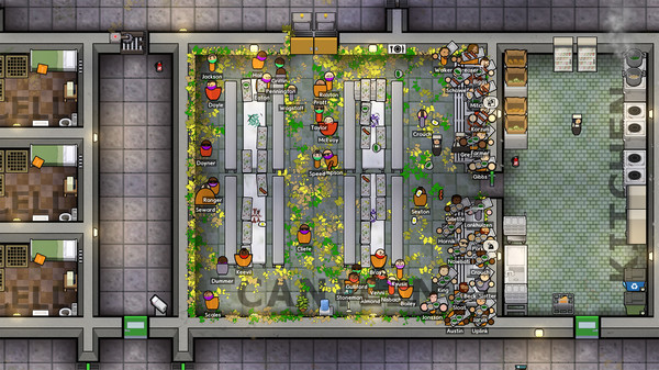 Скриншот из Prison Architect - Gangs