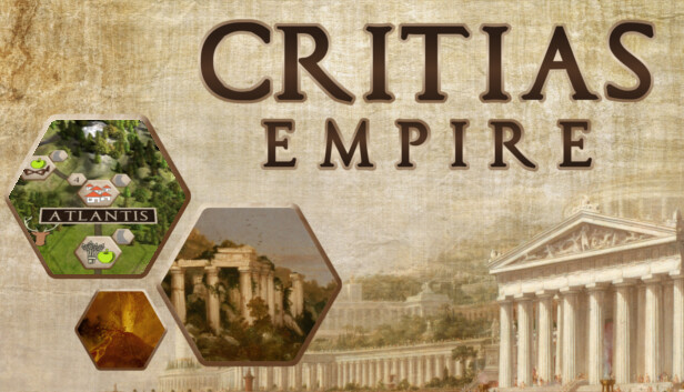 Imagen de la cápsula de "Critias Empire" que utilizó RoboStreamer para las transmisiones en Steam
