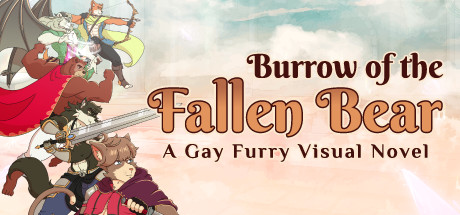 Burrow of the Fallen Bear: A Gay Furry Visual Novel Cover Image