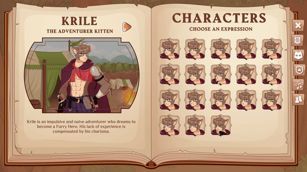 Burrow of the Fallen Bear: A Gay Furry Visual Novelfor windows and Linux 1