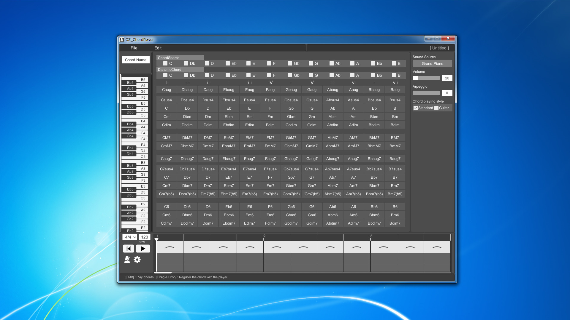 OZ Chord Player screenshot 1