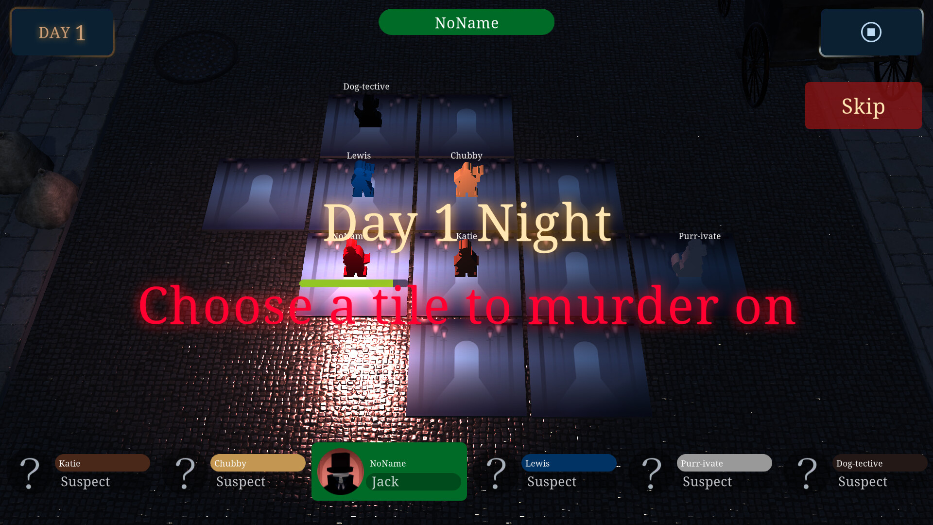 Jack & Detectives - A Silent Social Detection Game - #2