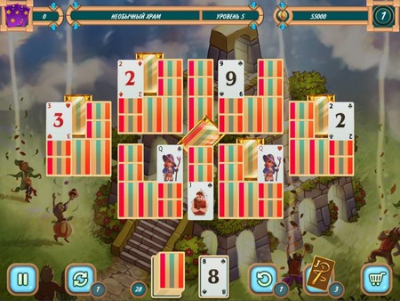 Скриншот из Sweet Solitaire. School Witch 2