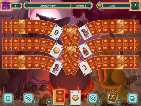 Скриншот из Sweet Solitaire. School Witch 2