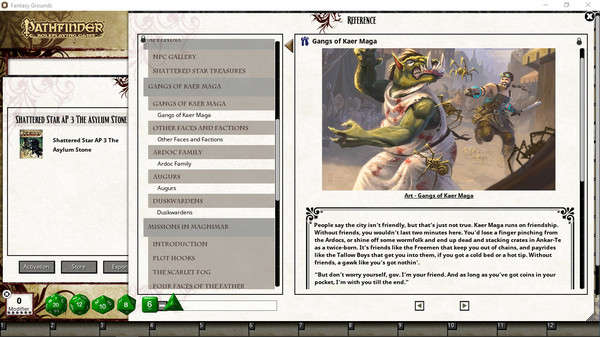 Fantasy Grounds - Pathfinder RPG - Shattered Star AP 3: The Asylum Stone