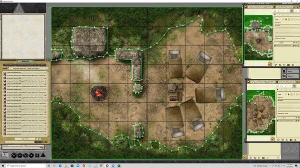 Fantasy Grounds - Pathfinder RPG - Map Pack - Camps And Shelters