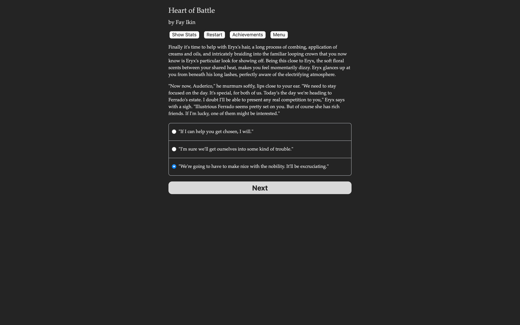 Heart of Battle Demo #0