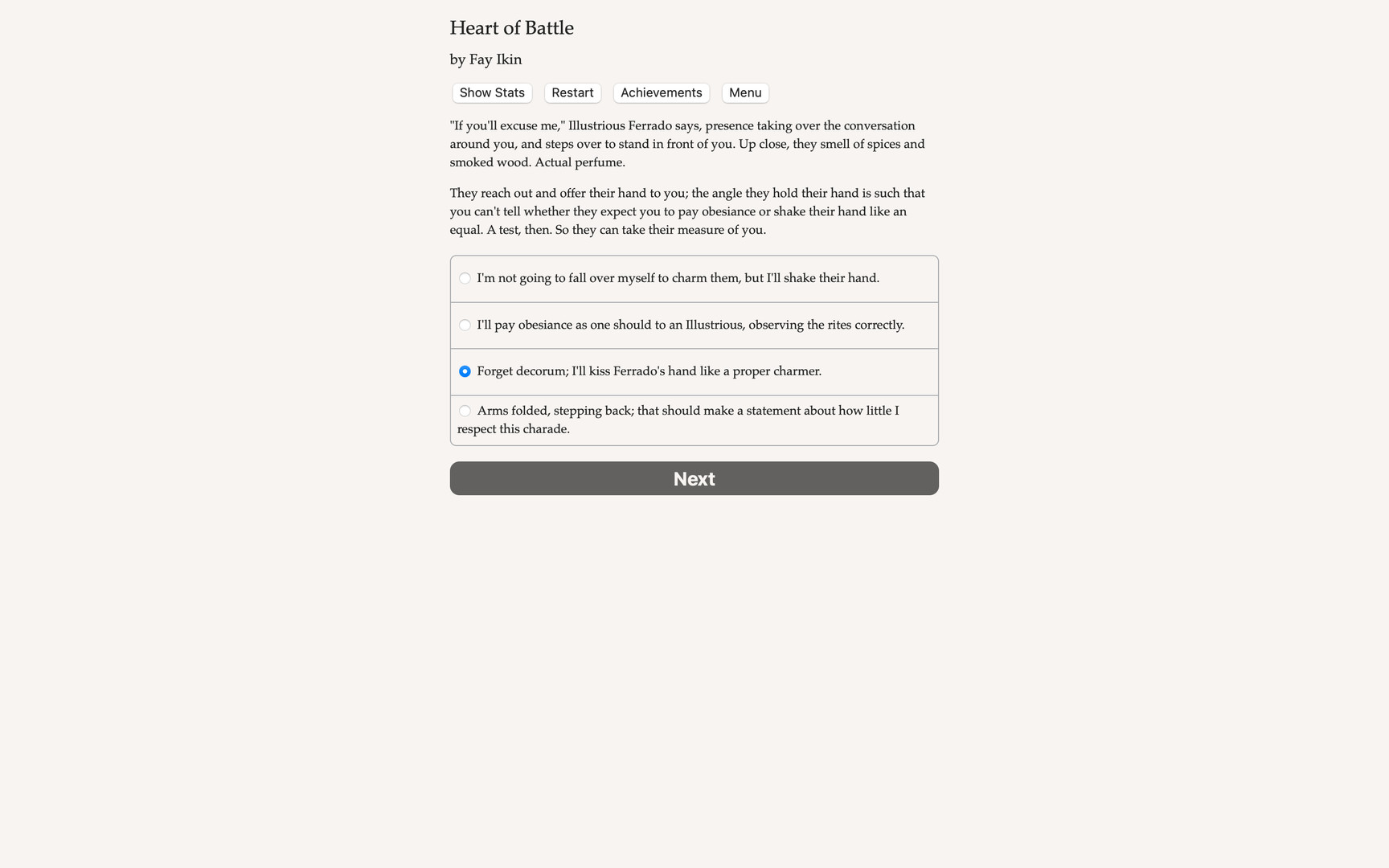 Heart of Battle Demo #3