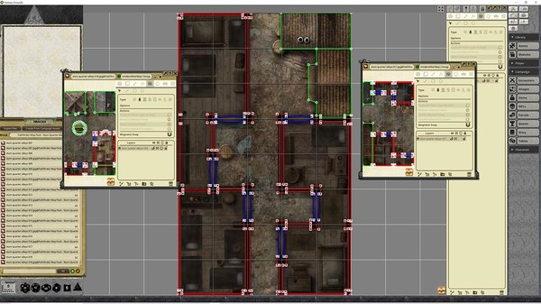 Fantasy Grounds - Pathfinder RPG - Map Pack - Slum Quarter Alleys