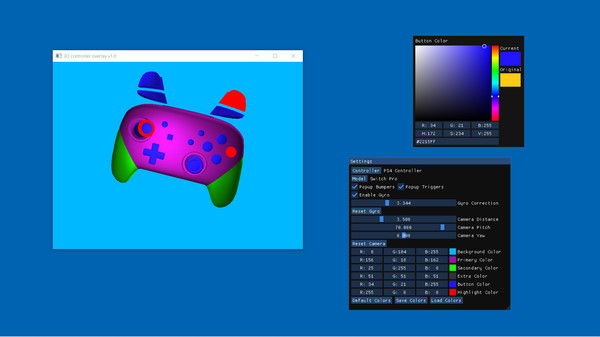 Скриншот из 3D Controller Overlay