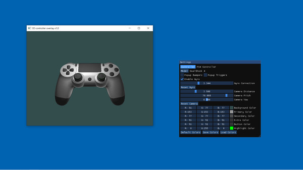 3d controller overlayfor windows and Linux 1