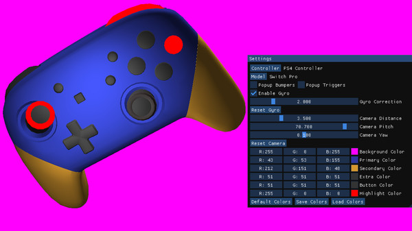 Скриншот из 3D Controller Overlay