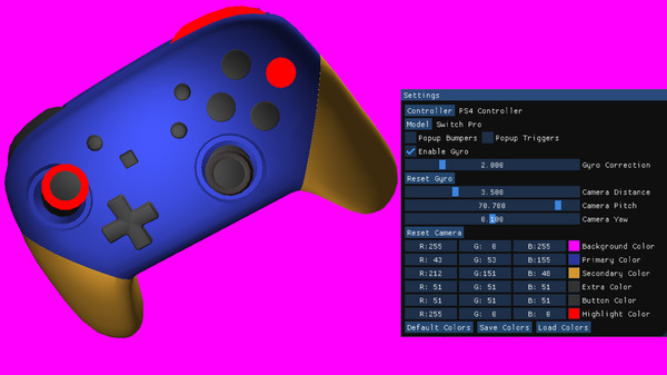 3d controller overlay game for windows Pc 1