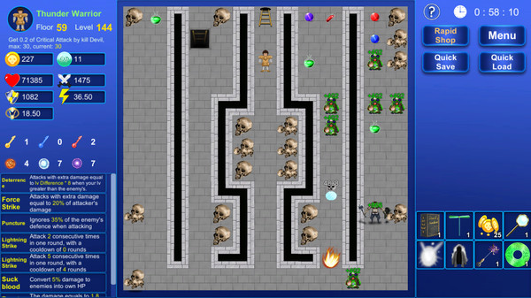 Magic Tower (Destroy the Wormhole) game for Linux 1