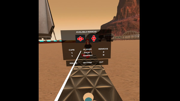 Скриншот из VR Pong