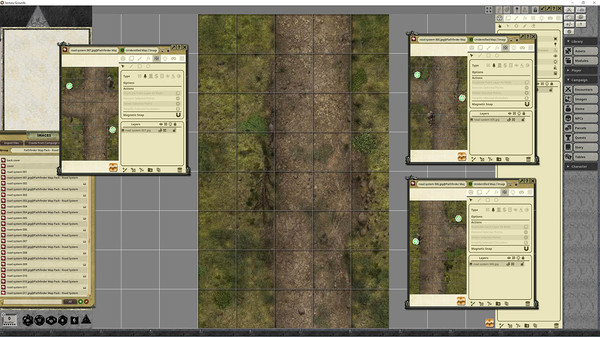 Fantasy Grounds - Pathfinder RPG - Map Pack: Road System