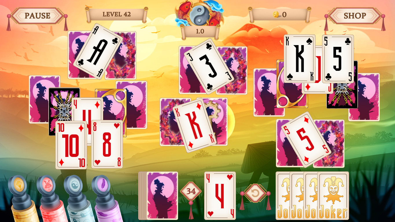 Samurai Solitaire. Threads of Fate screenshot 1