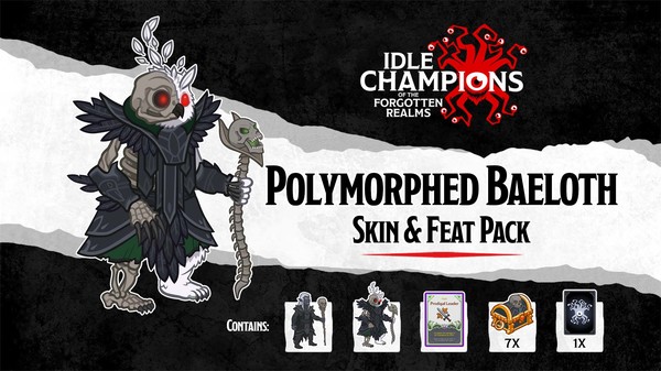 Idle Champions - Polymorphed Baeloth Skin & Feat Pack