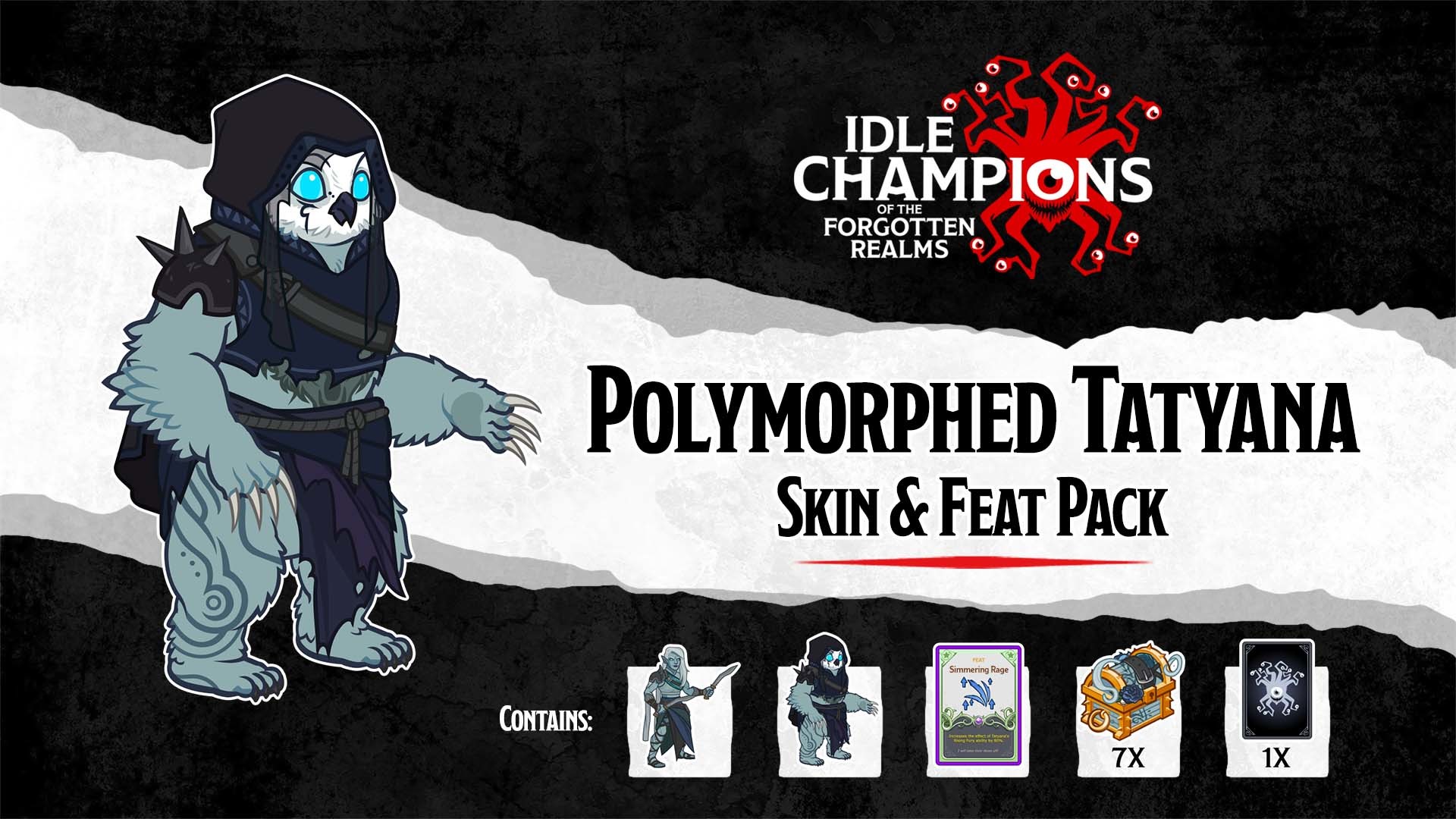 Idle Champions - Polymorphed Tatyana Skin & Feat Pack Featured Screenshot #1