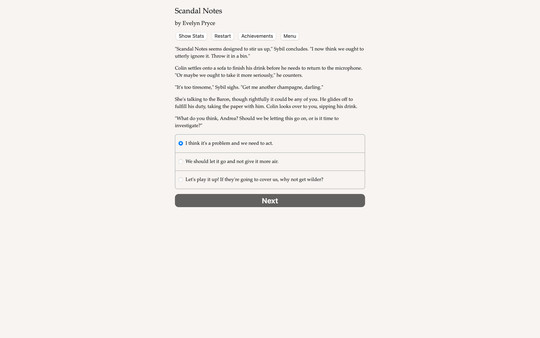 Скриншот из Scandal Notes