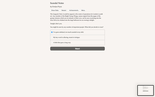 Скриншот из Scandal Notes