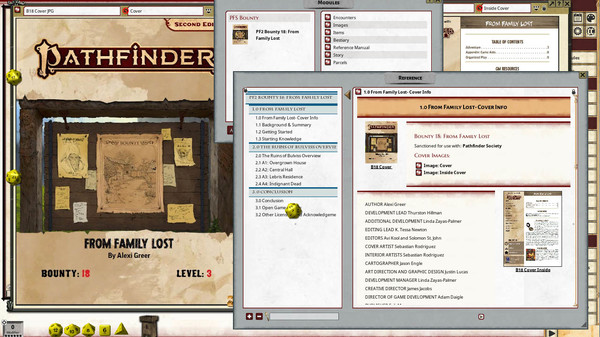 Fantasy Grounds - Pathfinder 2 RPG - Pathfinder Bounty # 18: From Family Lost