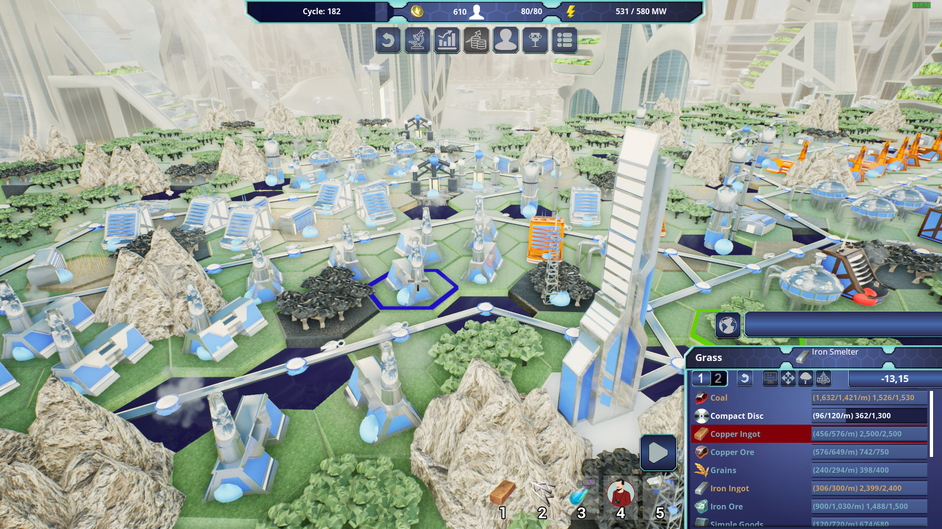 Hexfactory screenshot 1