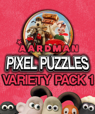 Pixel Puzzles Aardman Jigsaws: Variety Pack 1