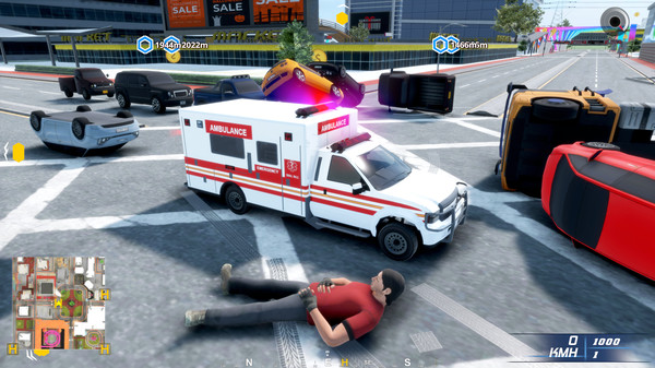 Ambulance Emergency Simulation game for Linux 1