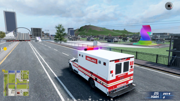 Скриншот из Ambulance Emergency Simulation