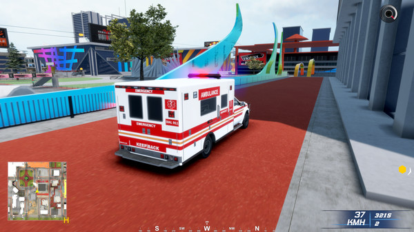 Скриншот из Ambulance Emergency Simulation