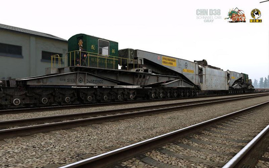 Trainz Plus DLC - China D38 Schnabel Car - Gray