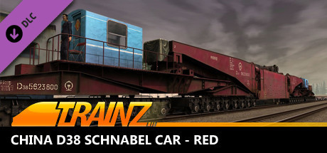 Trainz Plus DLC - China D38 Schnabel Car - Red banner image