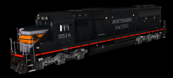 Trainz 2022 DLC - Southern Pacific - EMD SD50 Black Widow