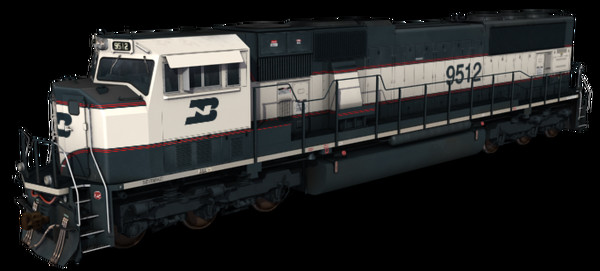 Trainz 2022 DLC - Burlington Northern Railroad - EMD SD70MAC