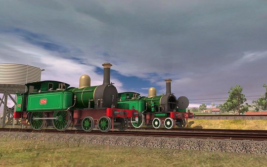 Trainz Plus DLC - VR M Class 4-4-0 - Early 2 Tone Green for steam
