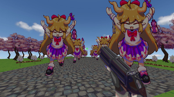Скриншот из I Am Sakuya: Touhou FPS Game