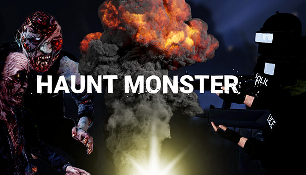Imagen de la cápsula de "Haunt Monster" que utilizó RoboStreamer para las transmisiones en Steam