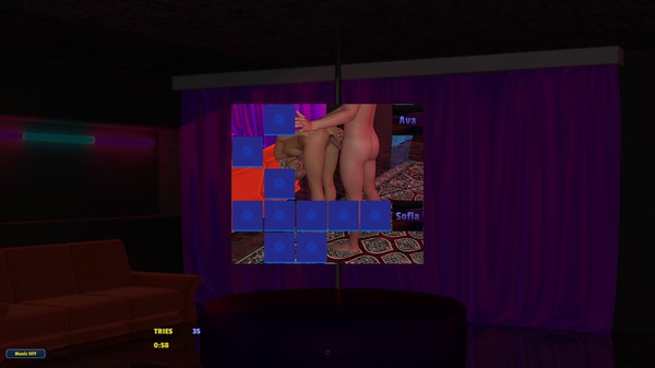 Memory Puzzle - Bad Girl game for windows Pc 1