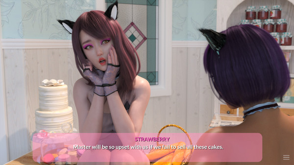 Hentai Girls - Neko Pastry game for Linux 1