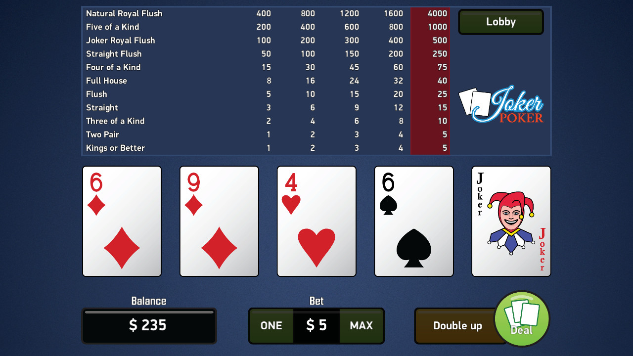 Joker Poker - Video Poker screenshot 1
