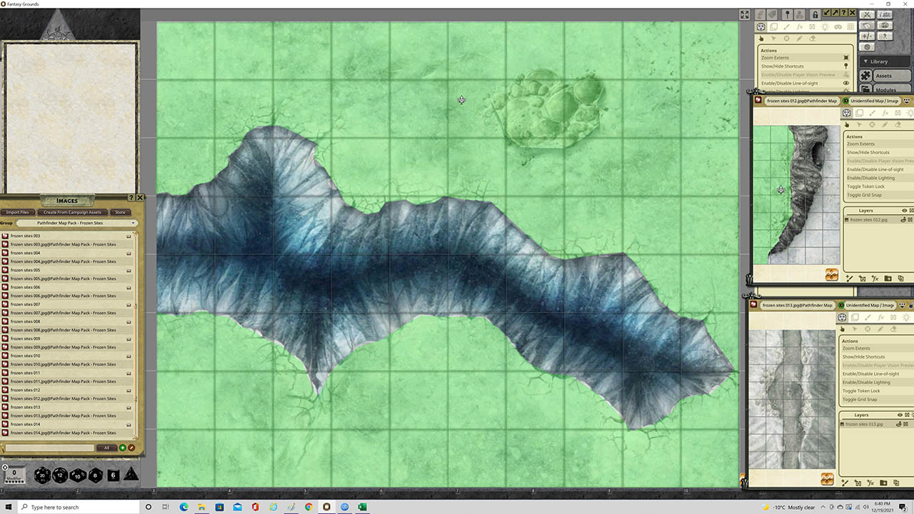 Tela principal-Construção do mapa do RPG.