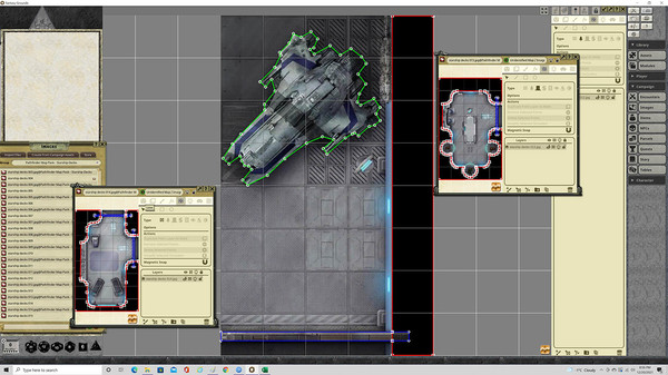Fantasy Grounds - Pathfinder RPG - Map Pack - Starship Decks