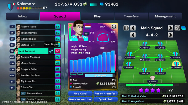 Скриншот из WFO World Football Online