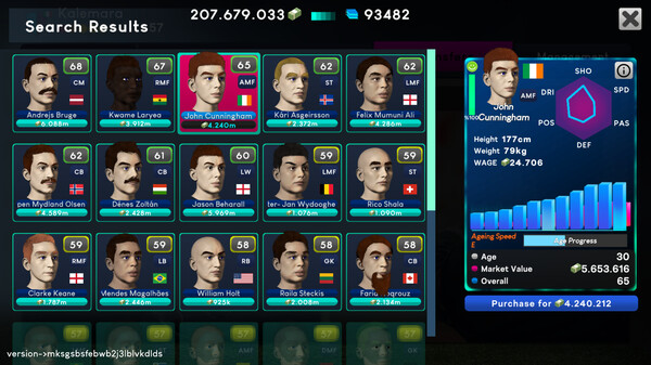 Скриншот из WFO World Football Online