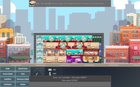 Hotel Manager Simulator game for Linux 1